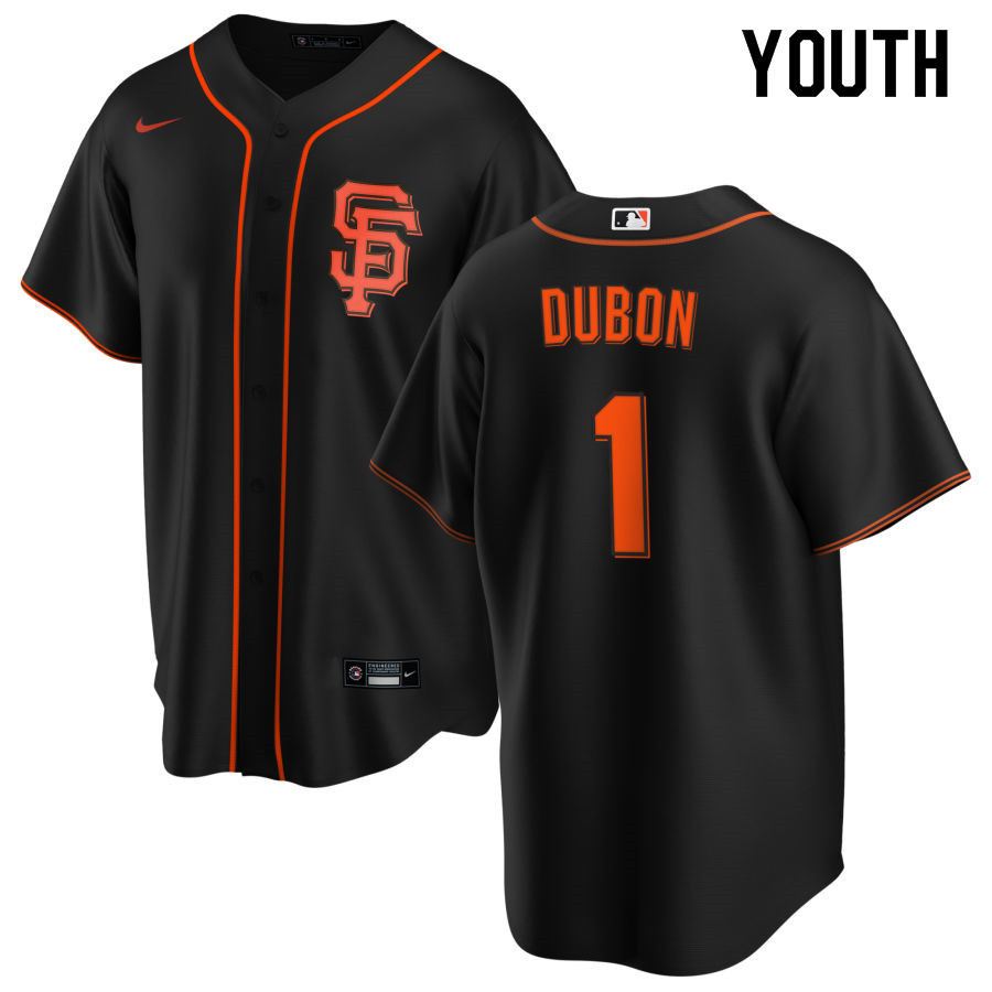 Nike Youth #1 Mauricio Dubon San Francisco Giants Baseball Jerseys Sale-Black